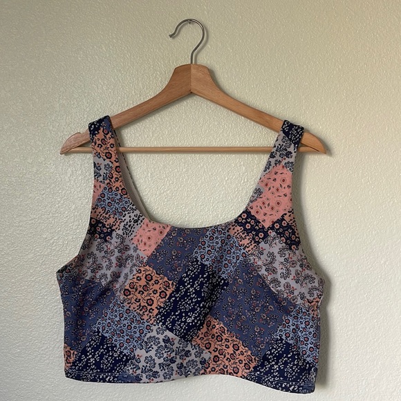 Floral patchwork patterned tank - Picture 1 of 3